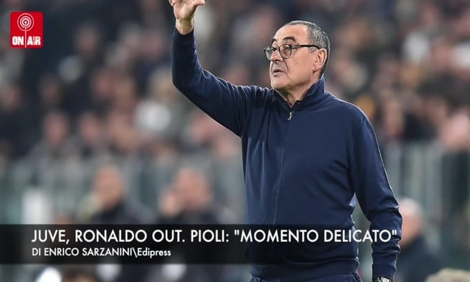 Juve, Ronaldo out. Pioli: “Momento delicato”