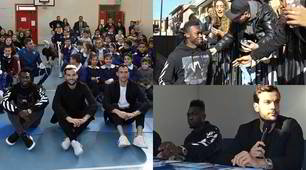 "Lazio nelle Scuole": Caicedo, Parolo e Proto con i bambini