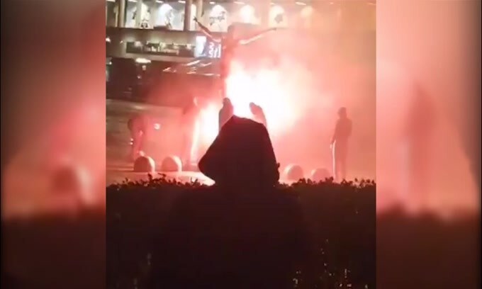 Bruciata la statua di Ibrahimovic a Malmoe