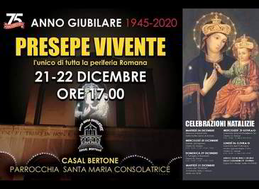 Il presepe vivente l&rsquo;unico in tutta la periferia di Roma