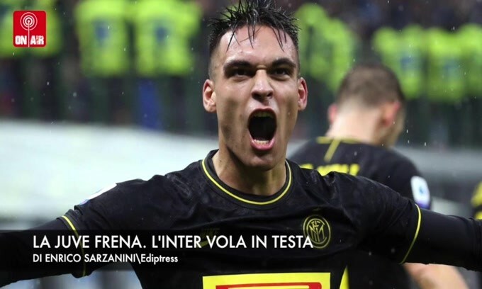 La Juve frena, l'Inter vola in testa
