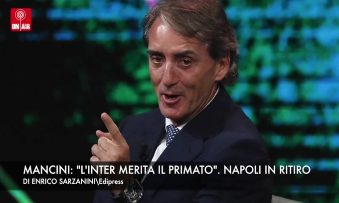 Mancini: “L'Inter merita il primato”. Il Napoli torna in ritiro