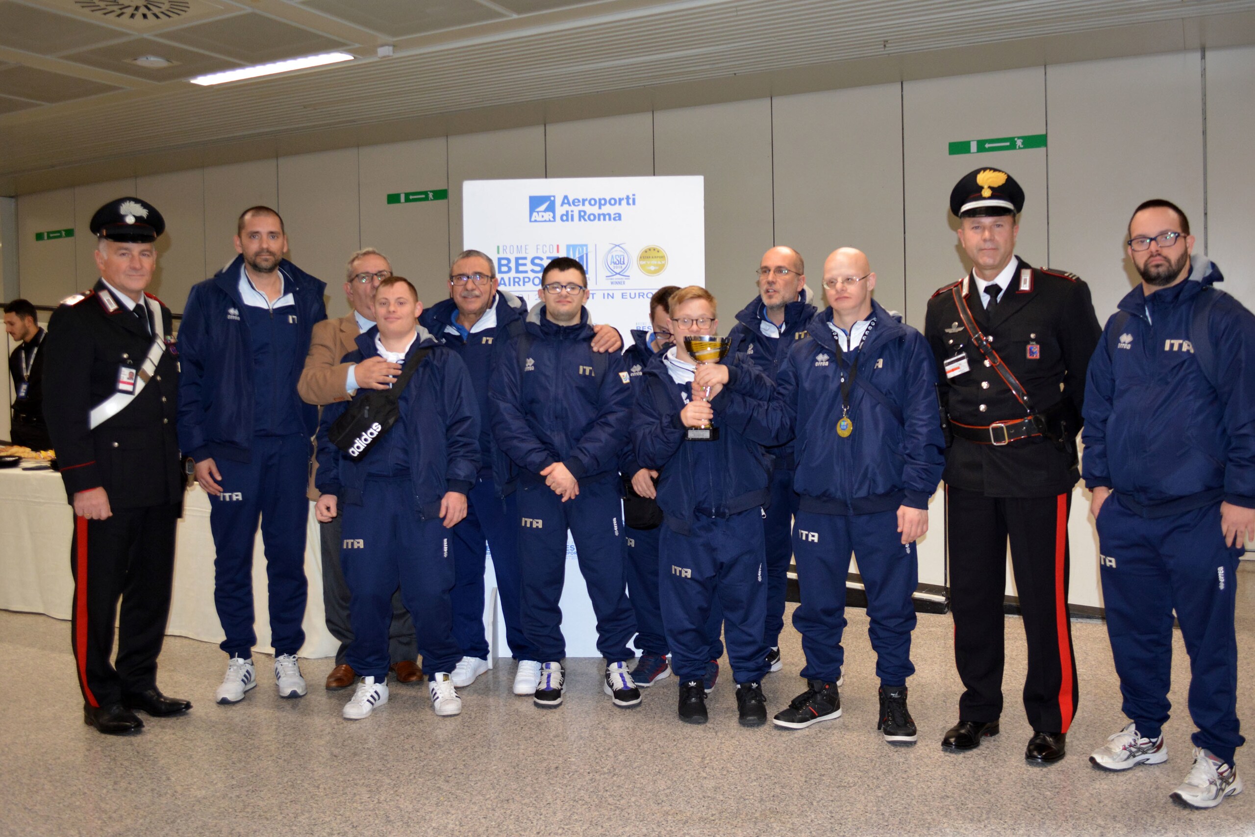 Festa a Fiumicino per la Nazionale di basket sindrome Down Campione del Mondo