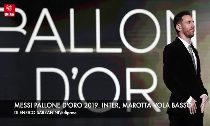 Messi Pallone d'Oro 2019. Inter, Marotta vola basso
