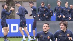 Allenamento Roma, capitan Florenzi carica la squadra. Dzeko assente