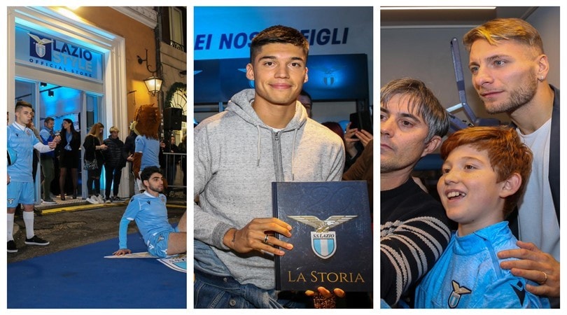 Lazio, ecco il nuovo store: 3000 tifosi per Immobile e compagni