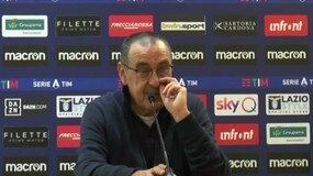 Sarri: "La Lazio è una squadra forte e di qualità"