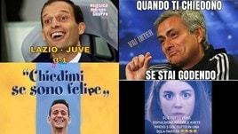 La Lazio stende la Juve 3-1 e sui social impazzano i post ironici
