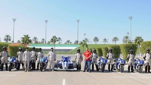 La polizia di Abu Dhabi con la Ducati Panigale V4R