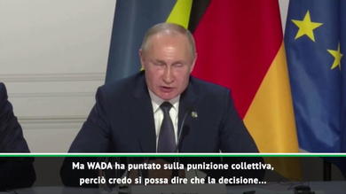 Putin: "Squalifica? Decisione politica"