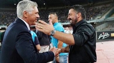 Ancelotti e Gattuso, i tifosi del Napoli si dividono