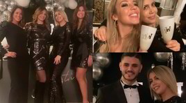 Wanda Nara, party sfrenato con le altre wags del Psg