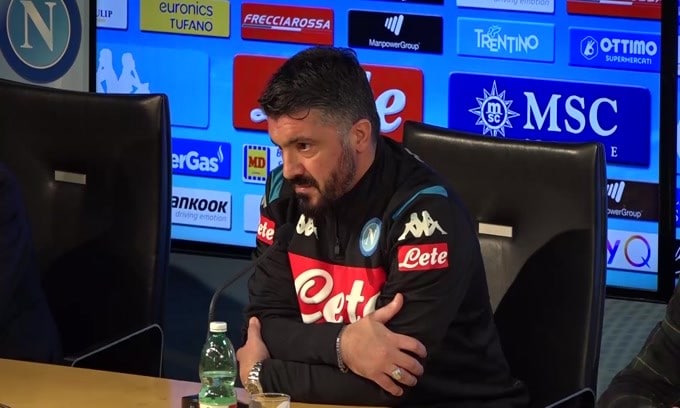 Gattuso: "Napoli settimo è imbarazzante"