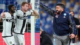 Napoli, Gattuso ko all’esordio: il Parma vince 2-1 al San Paolo