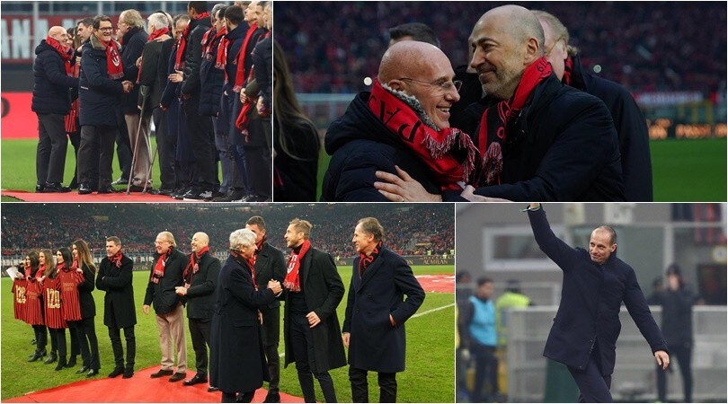 120 anni Milan: da Baresi e Capello ad Allegri e Rivera, sfilano le vecchie glorie