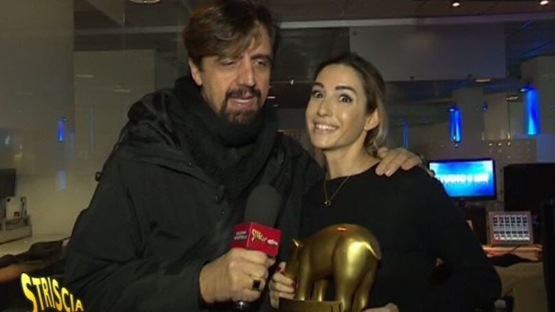 Tapiro d'oro a Giorgia Rossi per una super gaffe prima di Inter-Barcellona
