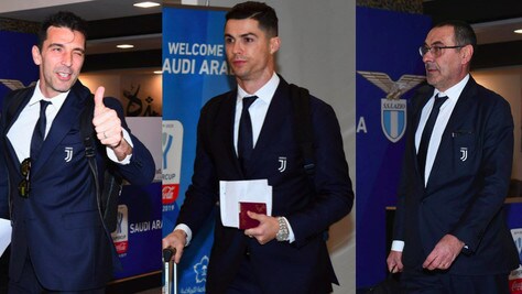 Supercoppa, Juve arrivata a Riyad