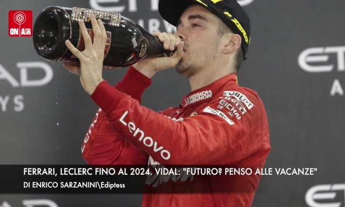 Ferrari, Leclerc fino al 2024. Vidal: “Futuro? Dopo le vacanze”