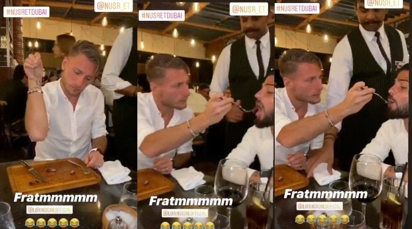 Immobile a Dubai: cena con Inzaghi ed Insigne