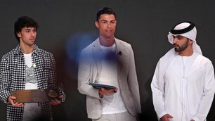 Cristiano Ronaldo e Joao Felix premiati a Dubai