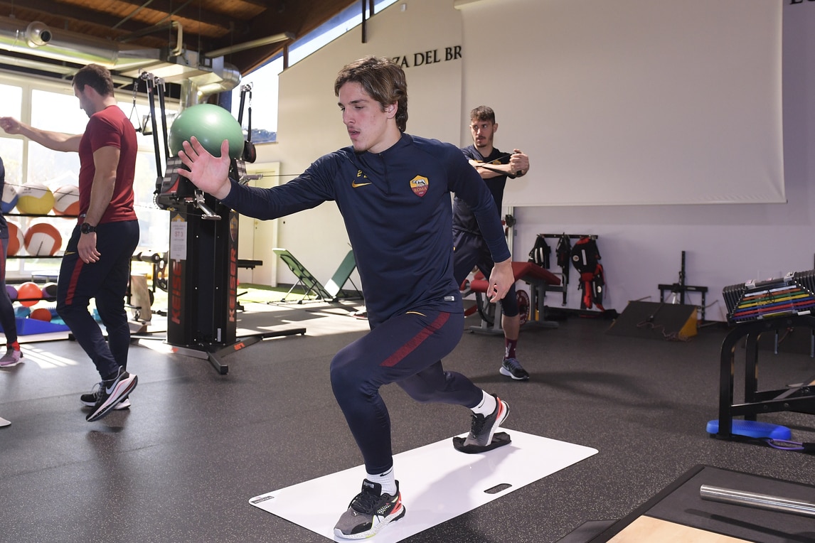 Zaniolo già pedala: cyclette e allenamento in palestra