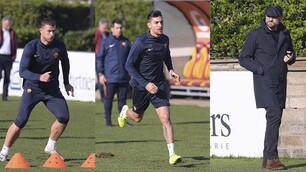 Roma al lavoro sotto gli occhi di Petrachi