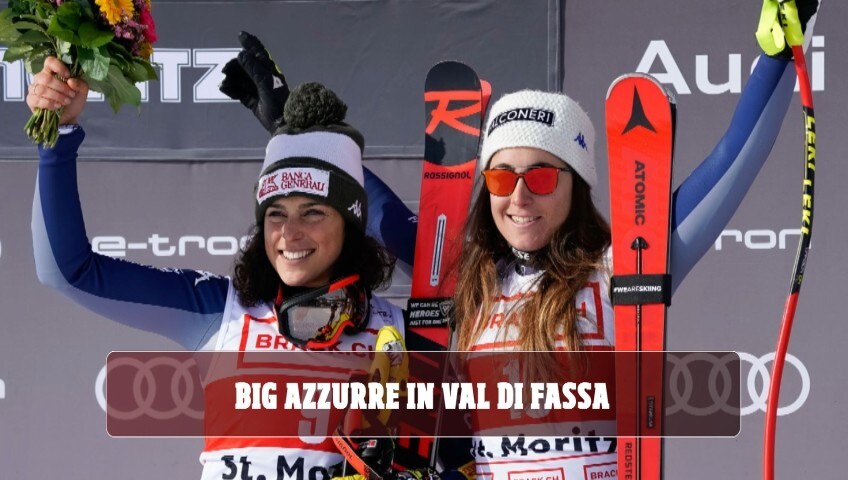 Sci: Brignone, Goggia e Bassino al lavoro in Val di Fassa