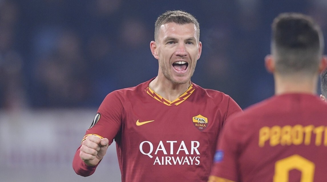 Roma, Dzeko fa 26 in Europa: almeno 20 in più di ogni compagno