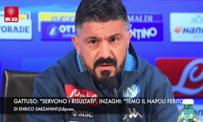 Gattuso: “Servono i risultati”. Inzaghi: “Temo il Napoli ferito"