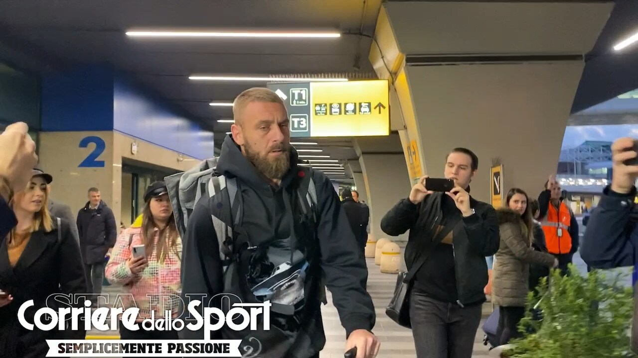De Rossi sbarca a Roma: "Andrò a trovare Zaniolo"