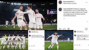 Juve campione d'inverno, è festa anche sui social