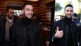 Roma, Politano a Villa Stuart per le visite mediche