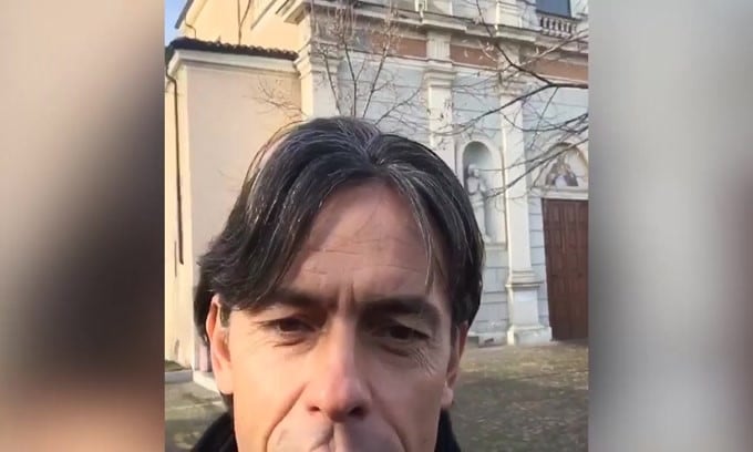 Disavventura a lieto fine per Inzaghi