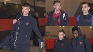 La Roma è a Parma: ecco l'arrivo della squadra di Fonseca