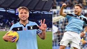 Immobile, festa per la tripletta. E il pallone lo porta a casa
