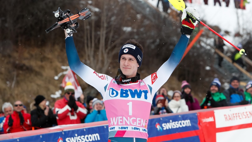 Noel vince lo slalom di Wengen: Razzoli 11°