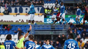 Balotelli ci ricasca. Espulso in Brescia-Cagliari