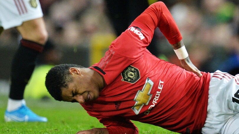 Rashford, frattura da stress: sei settimane fuori!