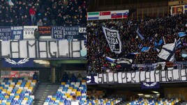 Napoli, striscione di protesta in curva: "Solo per la maglia"