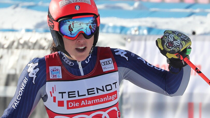 Discesa libera a Bansko, Brignone seconda in prova