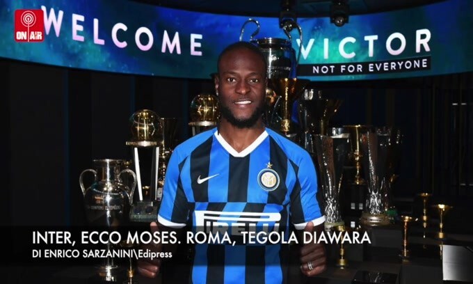 Inter, ecco Moses. Roma, tegola Diawara