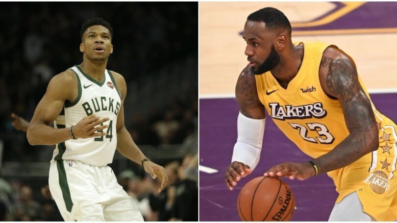 Nba, LeBron James e Giannis Antetokounmpo ancora capitani dell'All Star Game
