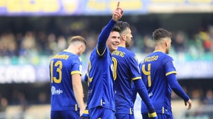 Il Verona strapazza il Lecce 3-0: a segno anche Pazzini