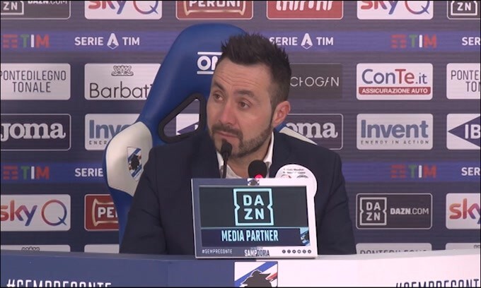 De Zerbi: "Piedi per terra perchè dietro non 'muore' nessuno"