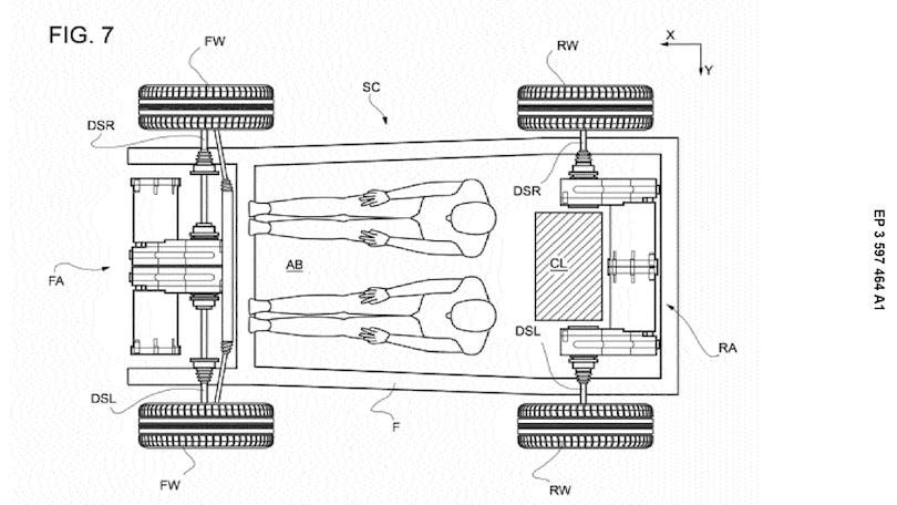 Ferrari elettrica, la visione con 4 motori