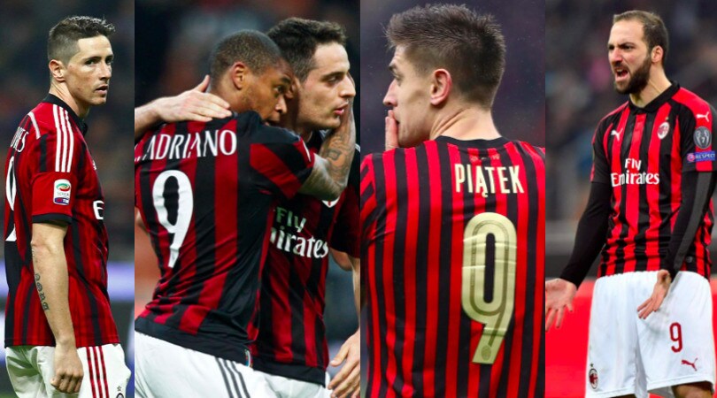 Milan, la maledizione del numero 9: chi sarà il prossimo?