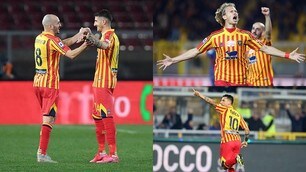 Lecce, show di Saponara e Barak. Che gol di Falco! Torino ko 4-0
