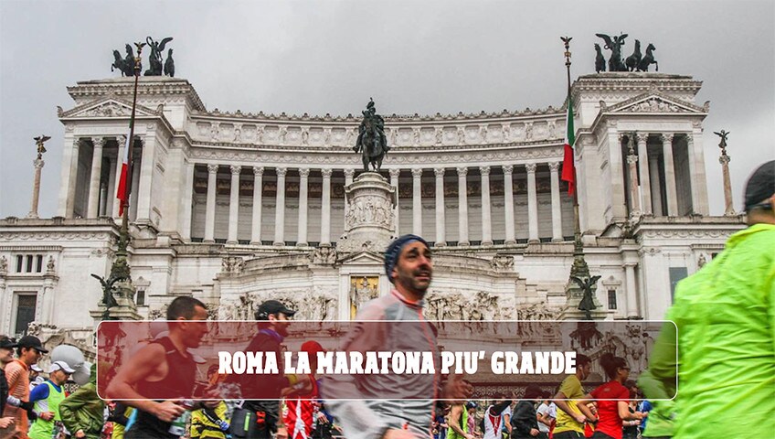 Roma la maratona più grande