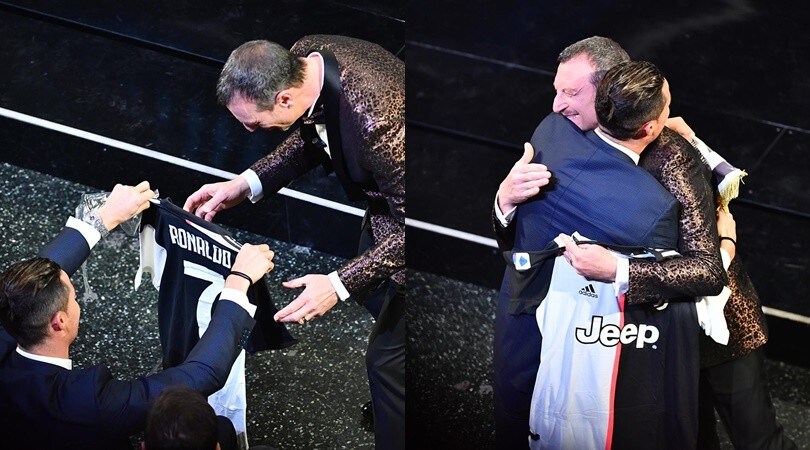 Sanremo, Georgina indica Ronaldo: ha un regalo per Amadeus!