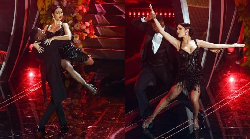 Il tango sexy di Georgina al Festival di Sanremo